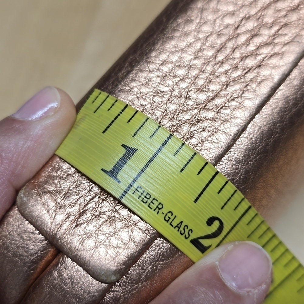 {Rebecca Minkoff} Rose Gold Clutch or Crossbody Bag - Picture 17 of 17